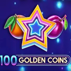 100 Golden Coins online game logo by Amusnet Interactive on carlospinscasino.com