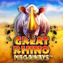 Great Rhino Megaways logo by Pragmatic Play Carlospin Casino