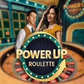 PowerUP Roulette logo – Live Casino by Pragmatic Play at Carlospin Casino
