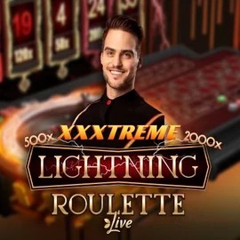 XXXtreme Lightning Roulette logo – Live Casino by Evolution at Carlospin Casino